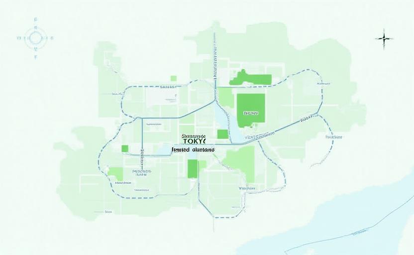 新宿・神楽坂エリアのロケーションマップ